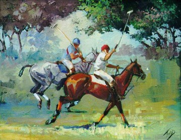 Caballo Painting - polo de caballo de carreras